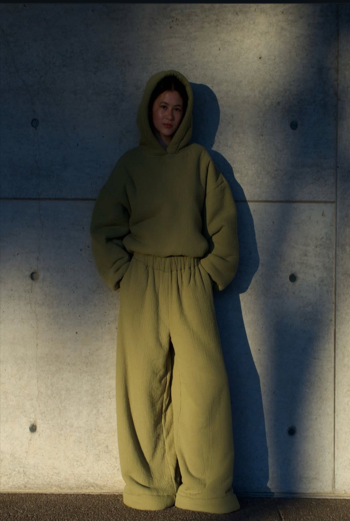 Homebody Fleece-Housut + Peittomainen Huppari